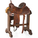 Used 15in Crown C 1/2 Breed Floral Barrel Saddle