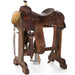 Used 16in Roughout Seat Rig Pencil Roll Ranch Roper