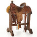 Used 15in 1/2 Breed Basket Stamp Olin Young Ranch Roper