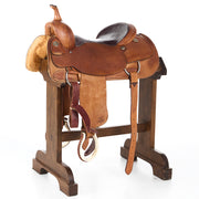Used 16in 1/4 Breed Basket Stamp Cutting Saddle