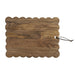 Large Scalloped Wood Board