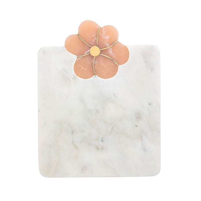 Pink Flower Marble Board