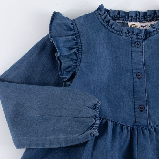 Montanaco Toddler Denim Days Top