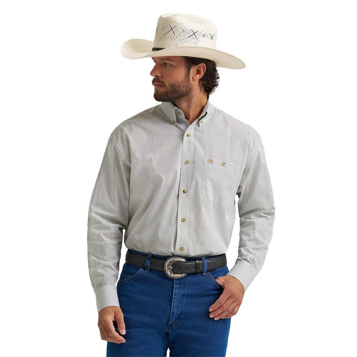 Men's Tan Multi Classic Shirt