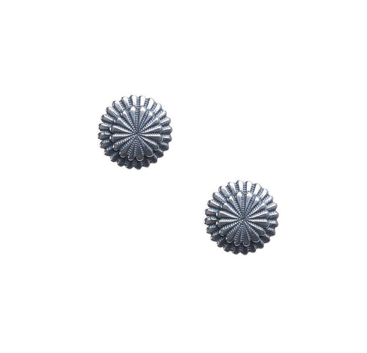 Sterling Silver Burst Earrings