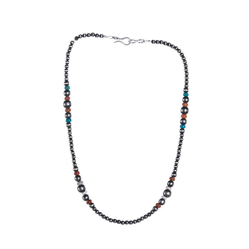 Pearl & Assorted Turquoise Necklace