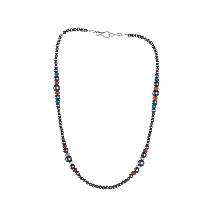 Pearl & Assorted Turquoise Necklace