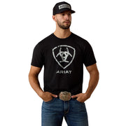 Men's Barn Shield Black Tee Shirt