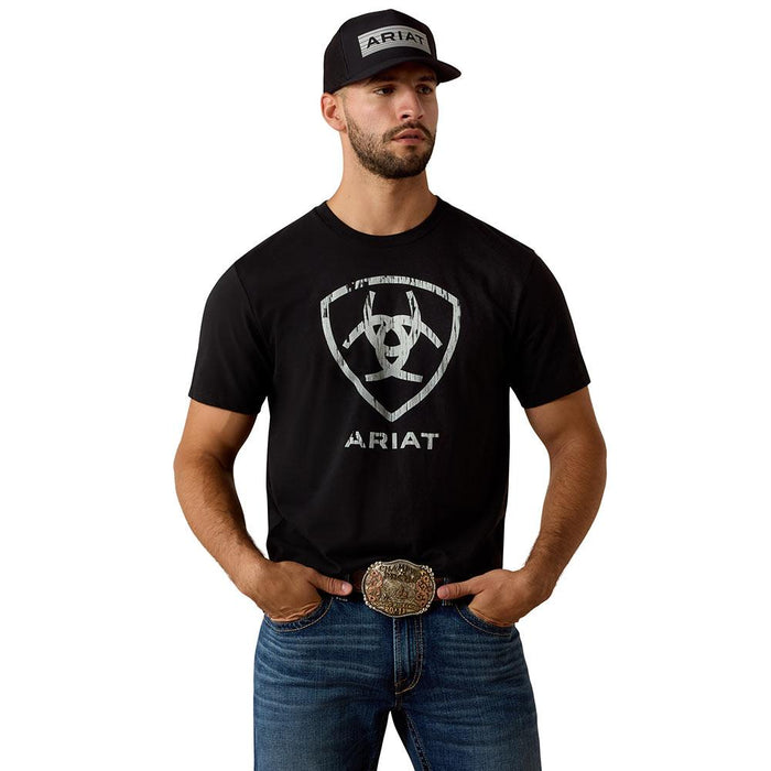Men's Barn Shield Black Tee Shirt