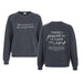 Women's Black Power In The Name Jesus Sweatshirt