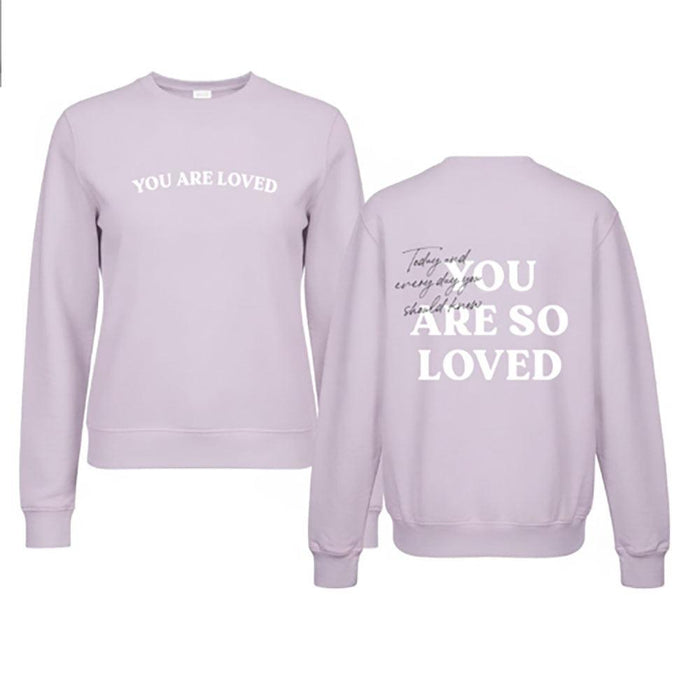 Women's Lavender You Are So Loved Sweatshirt