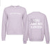 Women's Lavender You Are So Loved Sweatshirt