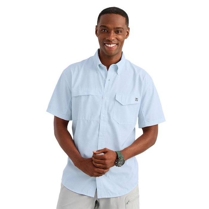 Men's Heron Blue Tide Point Shirt