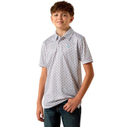 Boy's Southwest Print Classic Polo