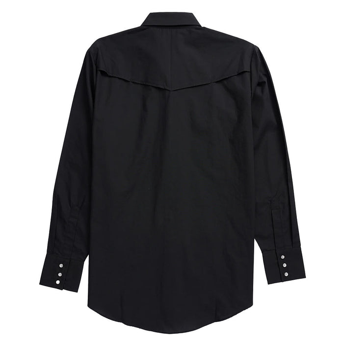 Ely Cattleman Men's Pro Black Outdoor Long Sleeve Shirt