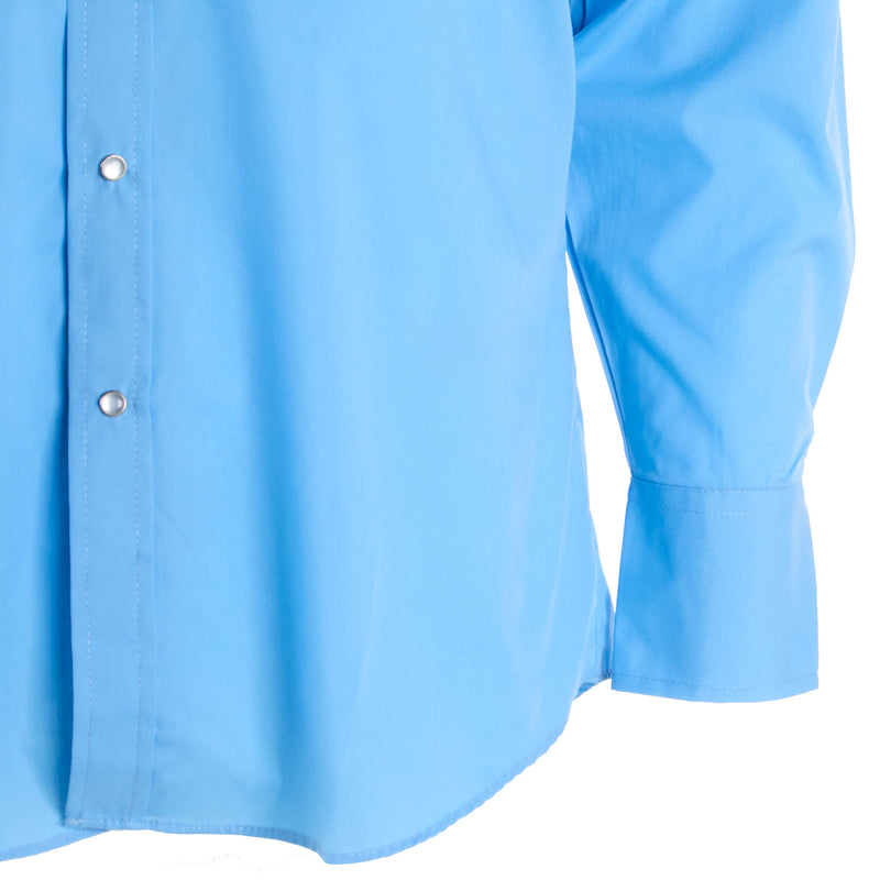 Ely Cattleman Mens Pro Blue Long Sleeve Shirt