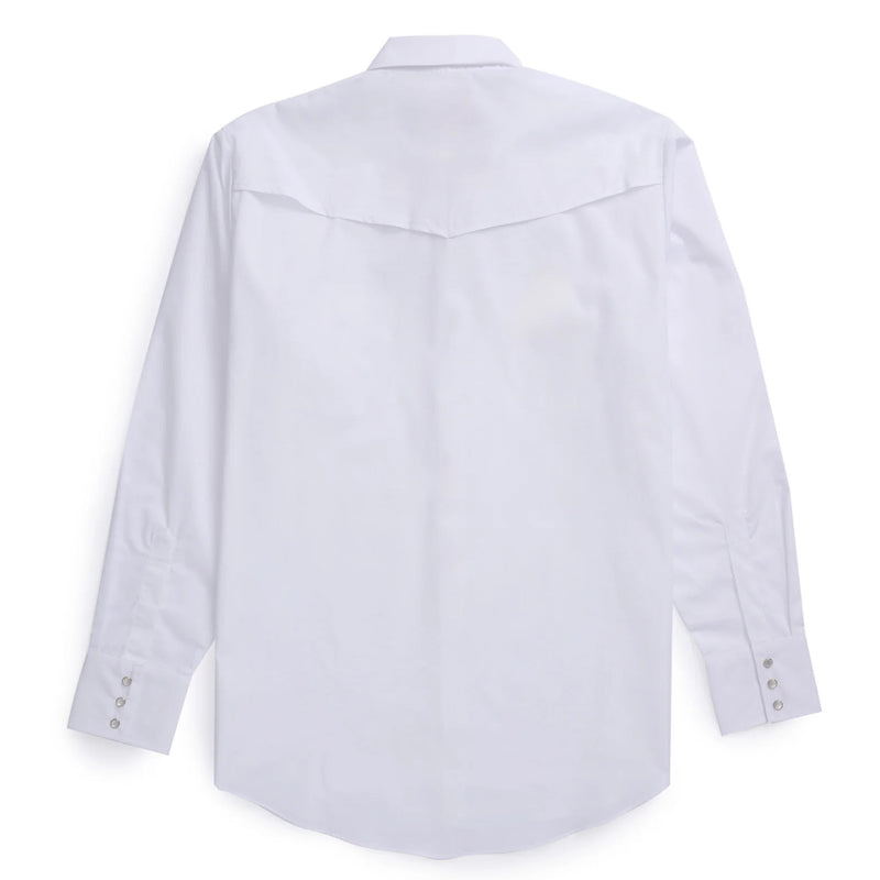 Ely Cattleman Mens Pro White Long Seeve Shirt