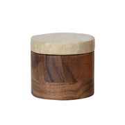 Acacia Wood Container w/ Lid