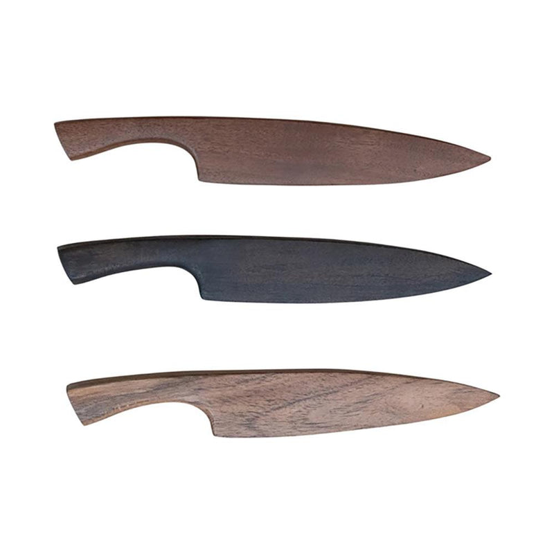 Assorted Acacia Wood Cheese Knife
