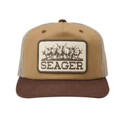 Men's Tan Twill The Herd Trucker Cap