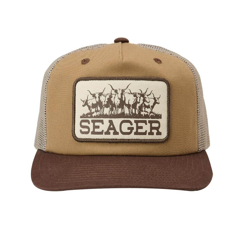 Men's Tan Twill The Herd Trucker Cap