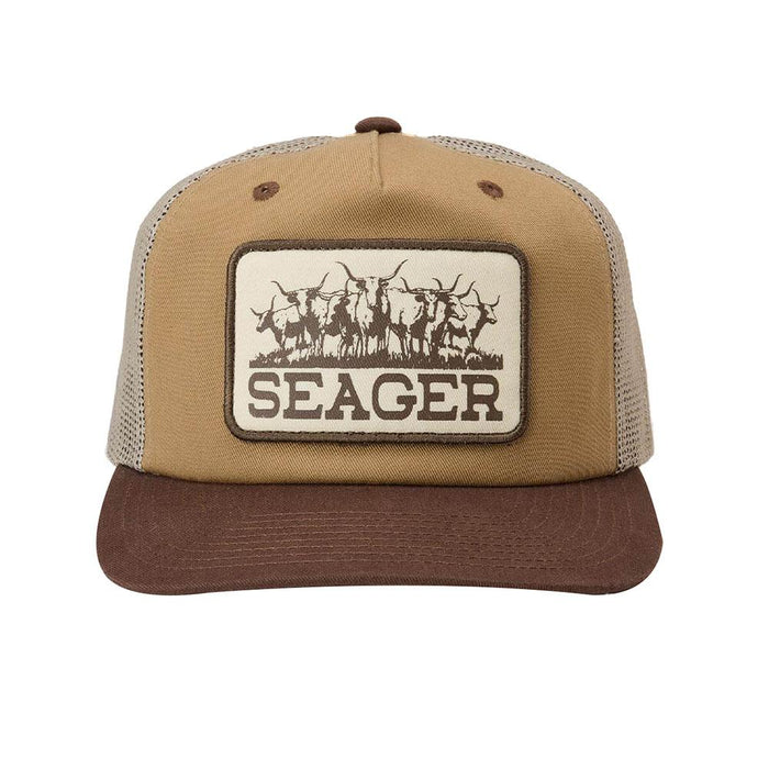 Men's Tan Twill The Herd Trucker Cap
