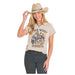 Womens Natural Wild West Cowboys Tee