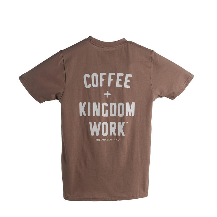 Women's Brown ffee + Kingdom Work Tee Shirt