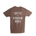 Women's Brown ffee + Kingdom Work Tee Shirt