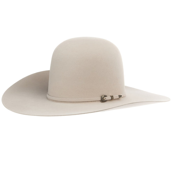 30X Silverbelly 4 1/2 Brim Open Crown Felt Hat