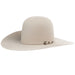 30X Silverbelly 4 1/2 Brim Open Crown Felt Hat