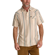 Men's Old Bill Stripe Limestone Ranchero Polo
