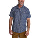 Men's H Bar B Bouquets Washed Indigo Shirt