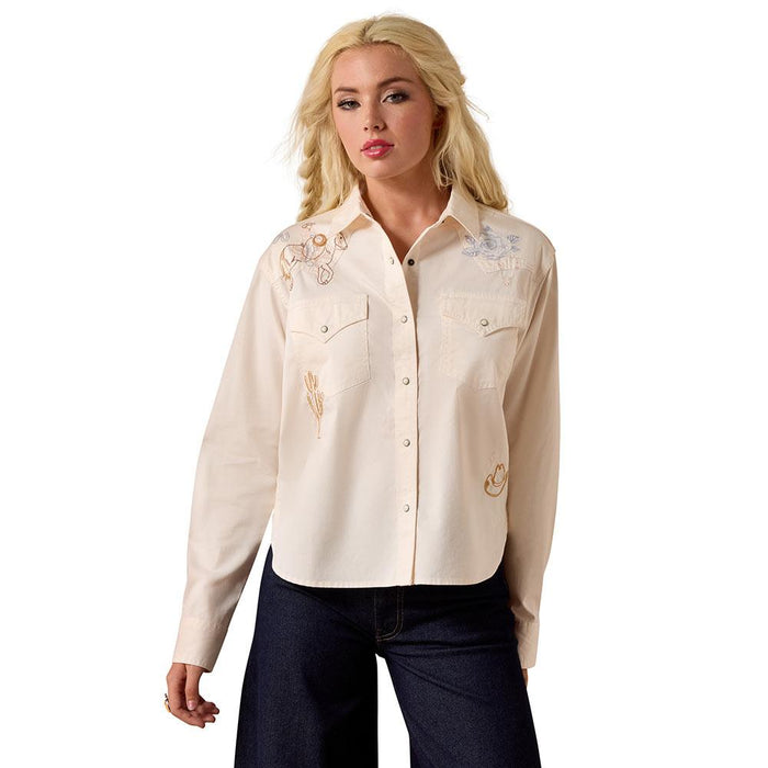 Women's Sea Salt Ashville Embroidered Shirt