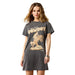 Women's Charcoal Wild West Tee Shirt Dress