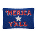 Merica Y'All Hook Pillow Poly Filled