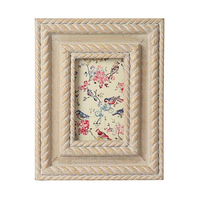 Rope Carved Grey Frame 5x7
