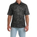 Men's Black Camo Print ArenaFlex Polo