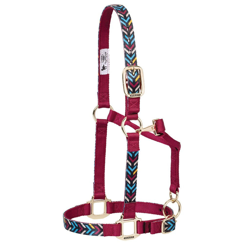 Nylon Patterned Adjustable Horse Halter