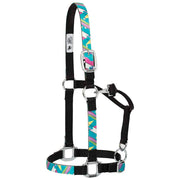 Nylon Patterned Adjustable Horse Halter