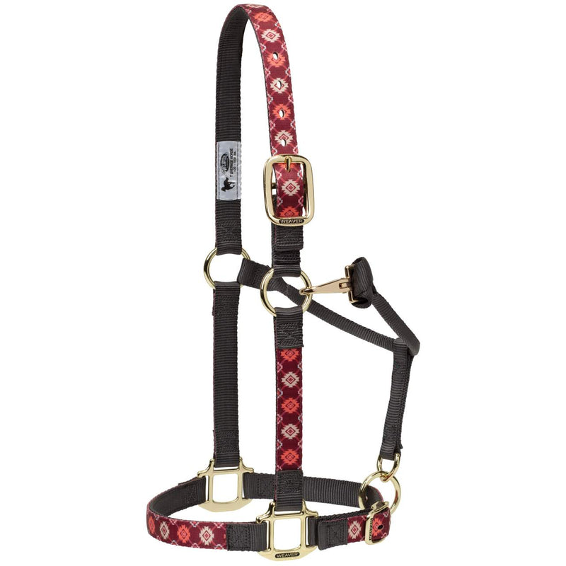 Nylon Patterned Adjustable Horse Halter