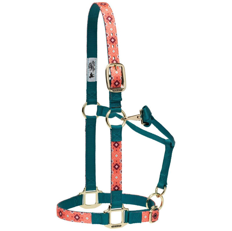 Nylon Patterned Adjustable Horse Halter