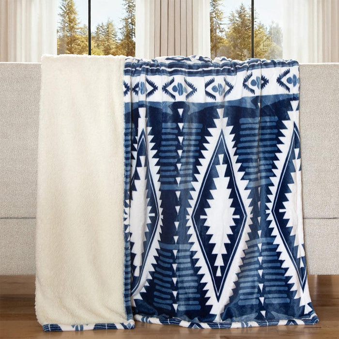 Blue Ridge Plush Throw Blanket
