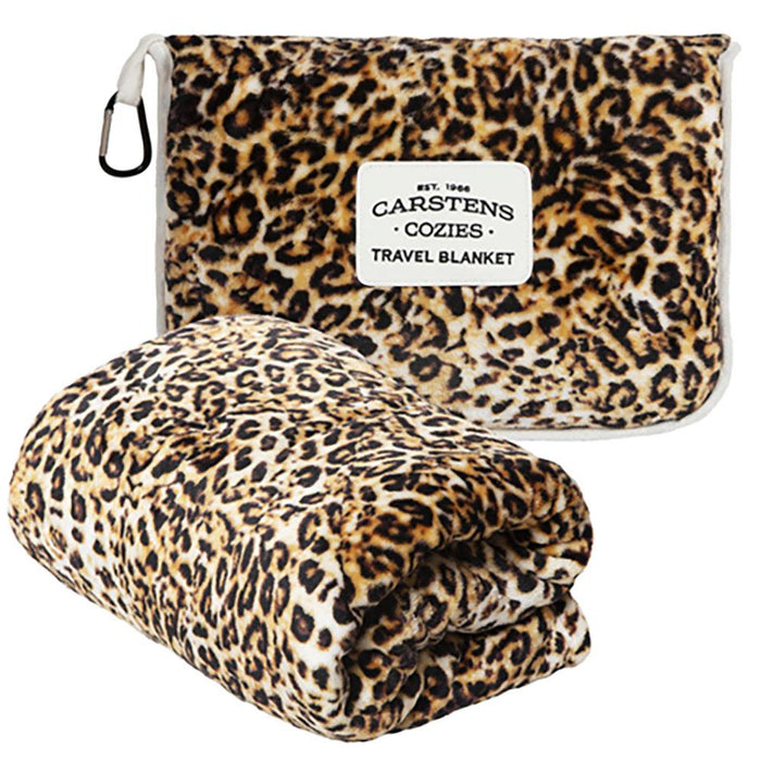 Leopard Travel Blanket 50x60