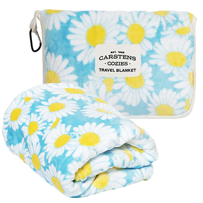 Flower Power Travel Blanket 50x60