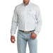 Men's White Striped Long Sleeve Shirt