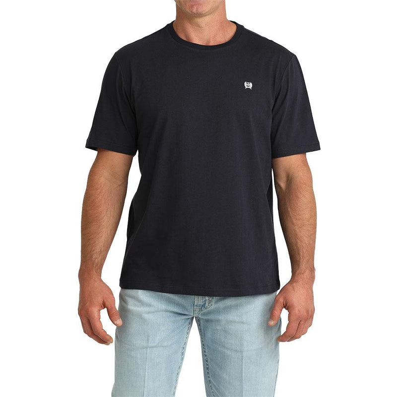 Men's Navy Solid Tee Shirt
