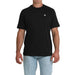 Men's Black Solid Tee Shirt