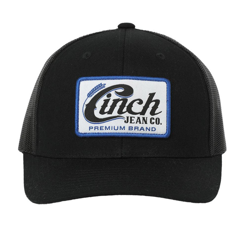 Men's Black Patch Logo Cap