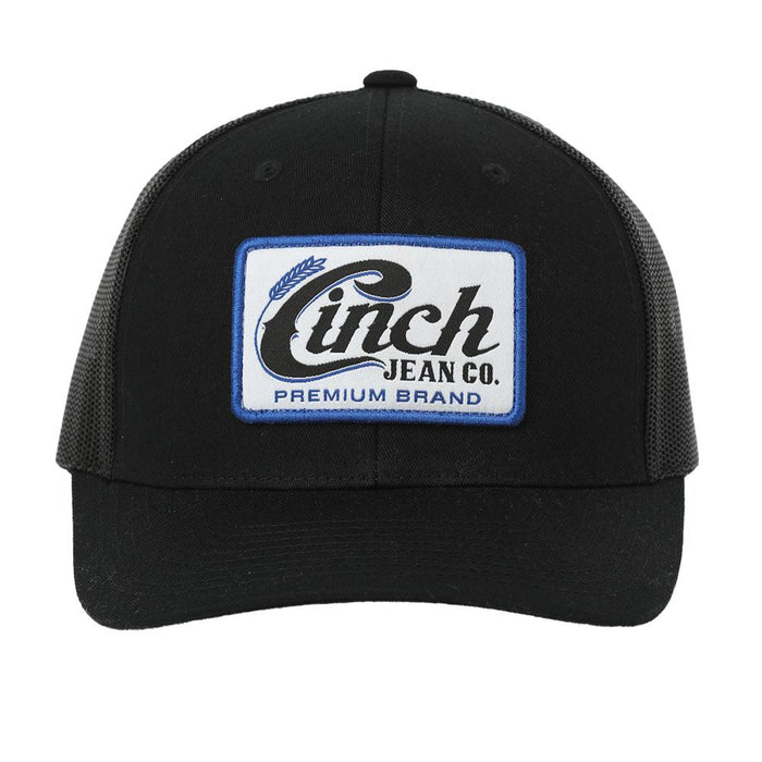Men's Black Patch Logo Cap